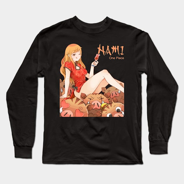 Nami One Piece New Year Fashion Long Sleeve T-Shirt by KDungUniversal